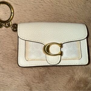 Coach Mini Tabby Bag Charm in Signature Canvas #4416
